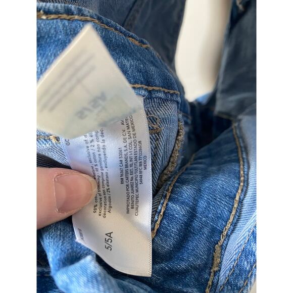 Oshkosh B'Gosh Blue Jean Denim Girls Overalls- Size 5 - Picture 3 of 6